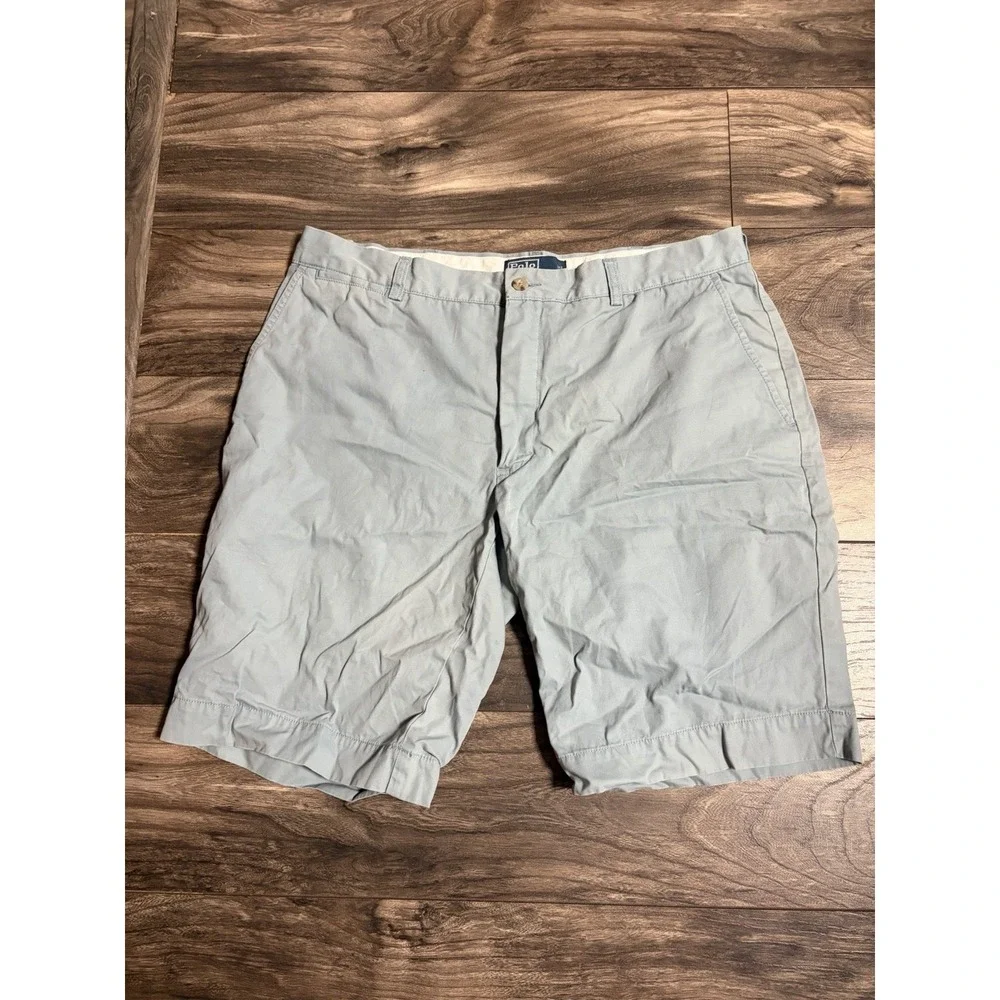 Polo Ralph Lauren Shorts Men 36 Light Blue Classic Fit 10